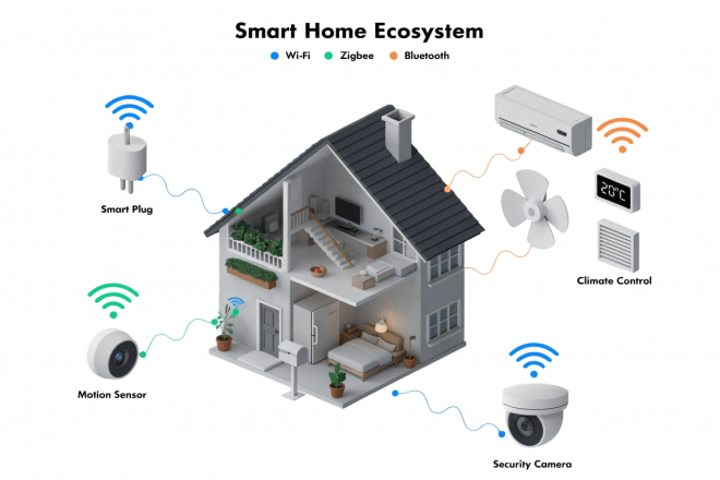 Wi-Fi, Zigbee или Bluetooth? Выбор протокола для умного дома