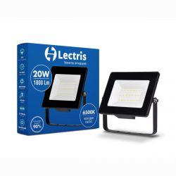  Світлодіодний прожектор Lectris 20W 1800Лм 6500K 185-265V IP65 1-LC-3002