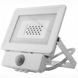 Светодиодный прожектор VIDEX 20W 5000K Белый с датчиком движения