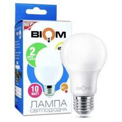  Світлодіодна лампа Biom BT-510 A60 10W E27 4500К матова