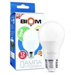  Світлодіодна лампа Biom BT-512 A60 12W E27 4500К матова