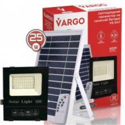  LED Прожектор VARGO на сонячній батареї 25W з д/д