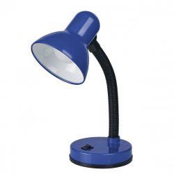 Настольная лампа RIGHT HAUSEN на подставке E27 синяя HN-241014