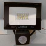 Светодиодный прожектор VARGO 20Вт 220V 6500K с датчиком движения (V-330320)