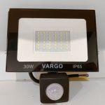 Світлодіодний прожектор VARGO 30Вт 220V 6500K з датчиком руху (V-330330)
