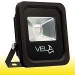 Светодиодный прожектор VELA LED COLOR 10ВТ 220V IP66 560-600nm желтый (120-0404-00005)