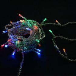 Гирлянда внутренняя DELUX String С 200LED 10м. разноцветная, прозрачный провод