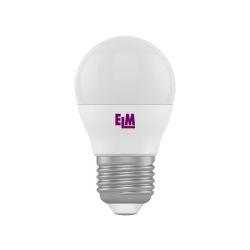 Светодиодная лампа ELM D45 6W PA10 E27 4000 ELM (18-0051)