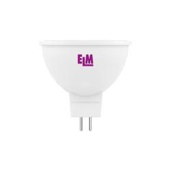 Світлодіодна лампа ELM MR16 5W PA10L GU5.3 3000 120гр. (18-0066)