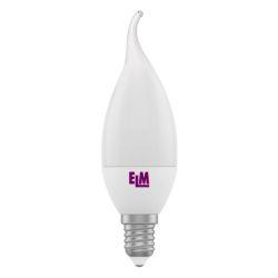 Світлодіодна лампа ELM С37 6W PA10 E14 4000 ELM на вітрі (18-0089)