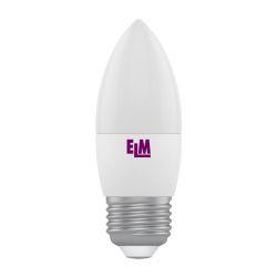 Світлодіодна лампа ELM С37 6W PA10L E27 3000 (18-0130)