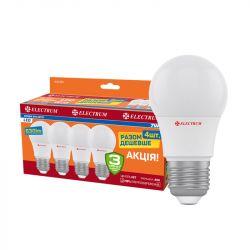 Светодиодная лампа Electrum A50 7W PA LD-7 E27 4000 4шт. (A-LD-1851)