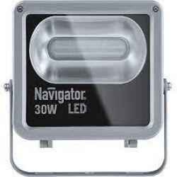 Светодиодный прожектор Navigator 30Вт 4000K серый