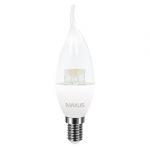 LED лампа MAXUS C37 CL-T 4W мягкий свет 220V E14 (1-LED-5315)