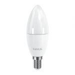 LED лампа MAXUS C37 6W яркий свет 220V E14  (1-LED-534)
