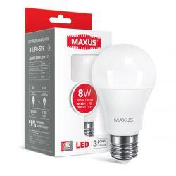 LED лампа MAXUS A60 8W теплый свет E27 (1-LED-559)