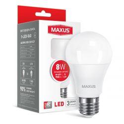 LED лампа MAXUS A60 8W яркий свет E27 (1-LED-560)