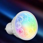 Светодиодная лампочка спотлайт MiLight MR16 GU10 4Вт ССT + RGB (2700-6500K) 220V