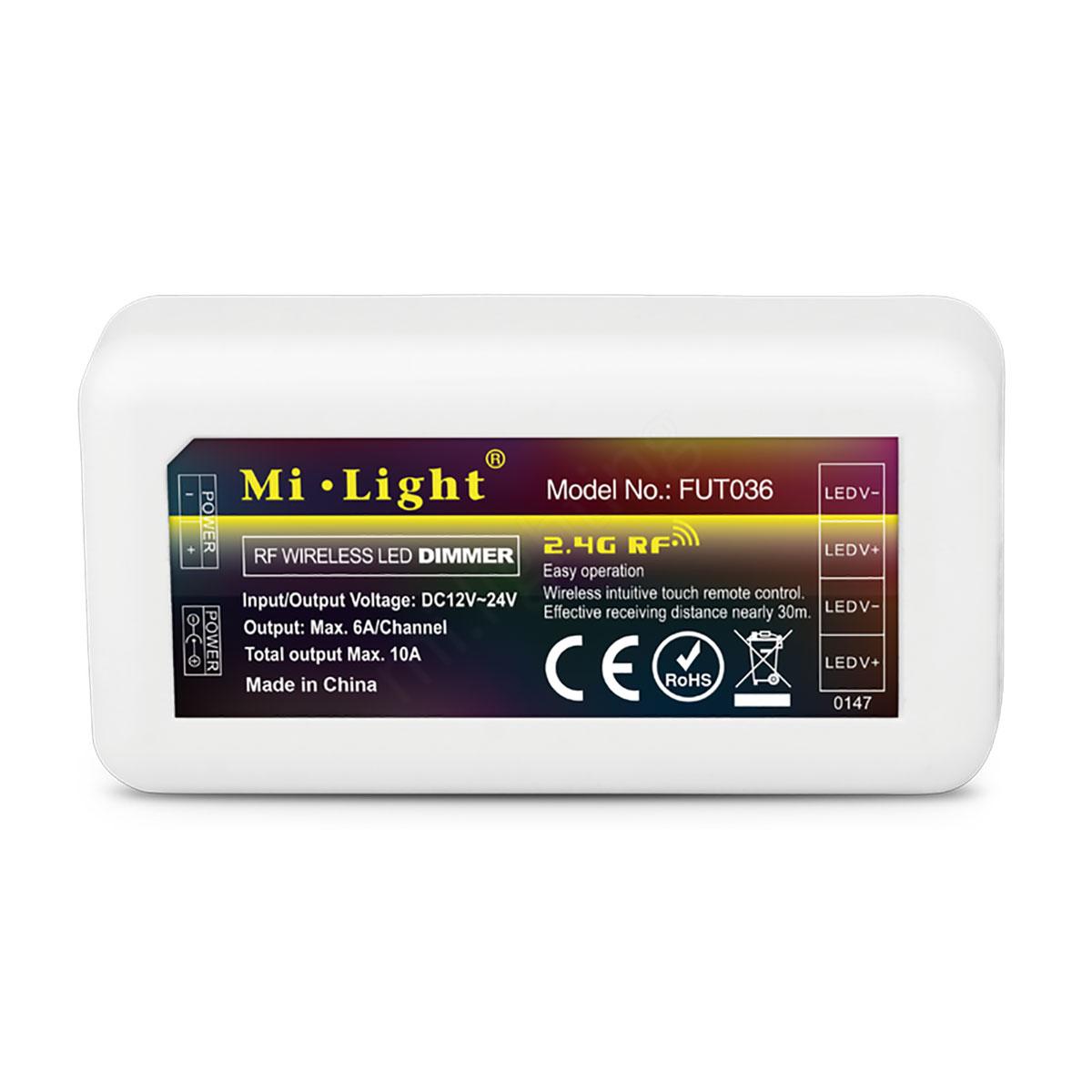 【LED】 Радио диммер Mi-Light для одноцветной лед ленты (2.4GHz) купить в ...