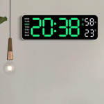 Настенные цифровые Led-часы с термометром и гигрометром