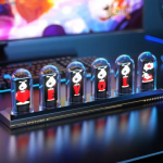 Цифровые часы Nixie RGB Tube Clock с IPS-дисплеем Цифровые часы Nixie RGB Tube Clock с IPS-дисплеем