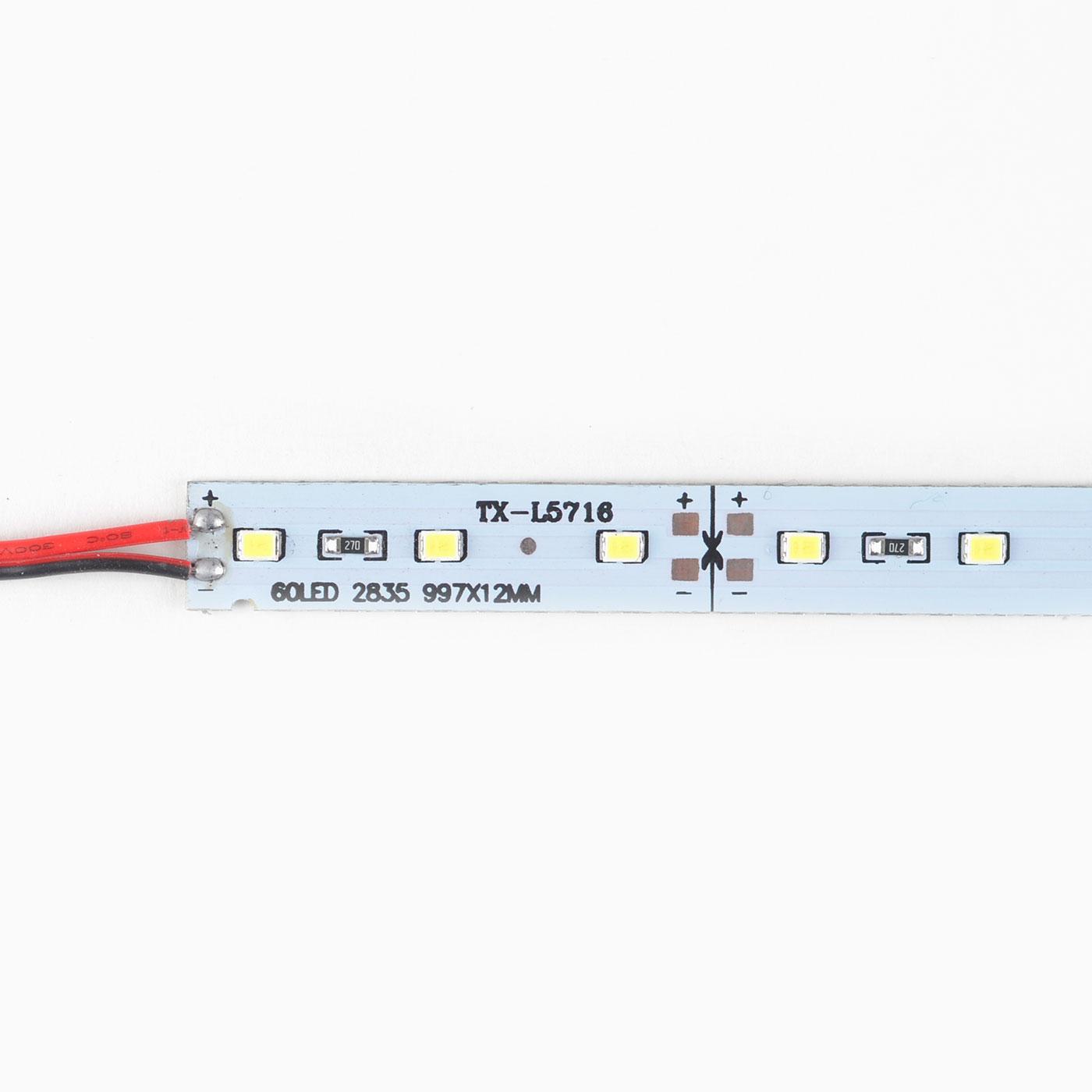 【LED】 Светодиодная линейка Venom SMD 2835 60д. (без отверстий) (VLD ...