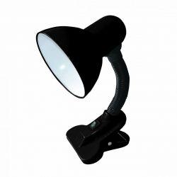 Настольная лампа RIGHT HAUSEN с прищепкой E27 черная HN-242012