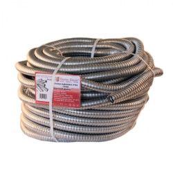 Металлорукав оцинкованный с уплотняющей х/б нитью (d 50 мм) (25)