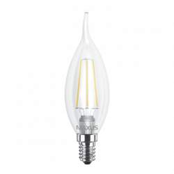 LED лампа MAXUS (филамент), C37 TL, 4W E14 (арт. 1-LED-539)