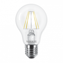 LED лампа MAXUS (филамент), А60, 8W, E27 (арт. 1-LED-565)