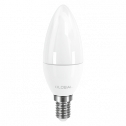 LED лампа GLOBAL C37 CL-F 5W 220V E14 AP (арт. 1-GBL-133)