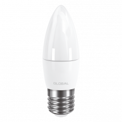 LED лампа GLOBAL C37 CL-F 5W 220V E27 AP (арт. 1-GBL-131)