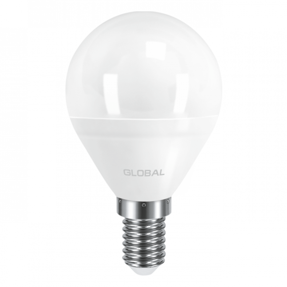 LED лампа GLOBAL G45 F 5W 220V E14 AP (арт. 1-GBL-143) 
