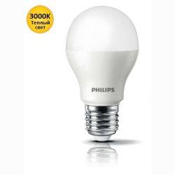 Лампа светодиодная Philips LEDBulb E27 4-40W 3000K 230V A55 (PF)