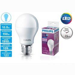 Лампа світлодіодна Philips LEDBulb E27 18-150W 230V 6500K A67 / PF