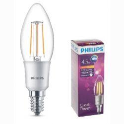 Лампа светодиодная декоративная Philips LED Fila Dim E14 4.5-50W 2700K 230V B35 CL