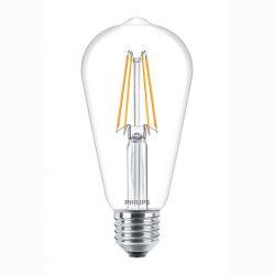 Лампа светодиодная декоративная Philips LED Fila ND E27 6-70W 2700K 230V ST64 CL