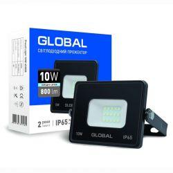 Прожектор світлодіодний GLOBAL 10W холодне світло (1-GBL-02-LFL-1060)