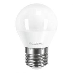 LED лампа GLOBAL G45 F 5W 220V E27 AP (арт. 1-GBL-141)