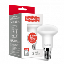 LED лампа MAXUS R39 3.5W теплый свет E14 (1-LED-551) 