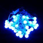 Гірлянда світлодіодна VENOM "Кульки" 30LED, білий провід (LS-BALLOONS-30LED-WC) Блакитний