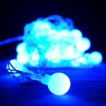 Гірлянда світлодіодна VENOM "Кульки" 30LED, білий провід (LS-BALLOONS-30LED-WC) Блакитний