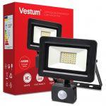 Світлодіодний прожектор Vestum LED 30Вт 2100-2900Лм 6500K 220V IP65 з датчиком руху (1-VS-3011)