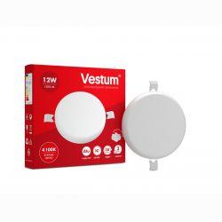 Светильник LED "без рамки" круг Vestum 12W 4100K