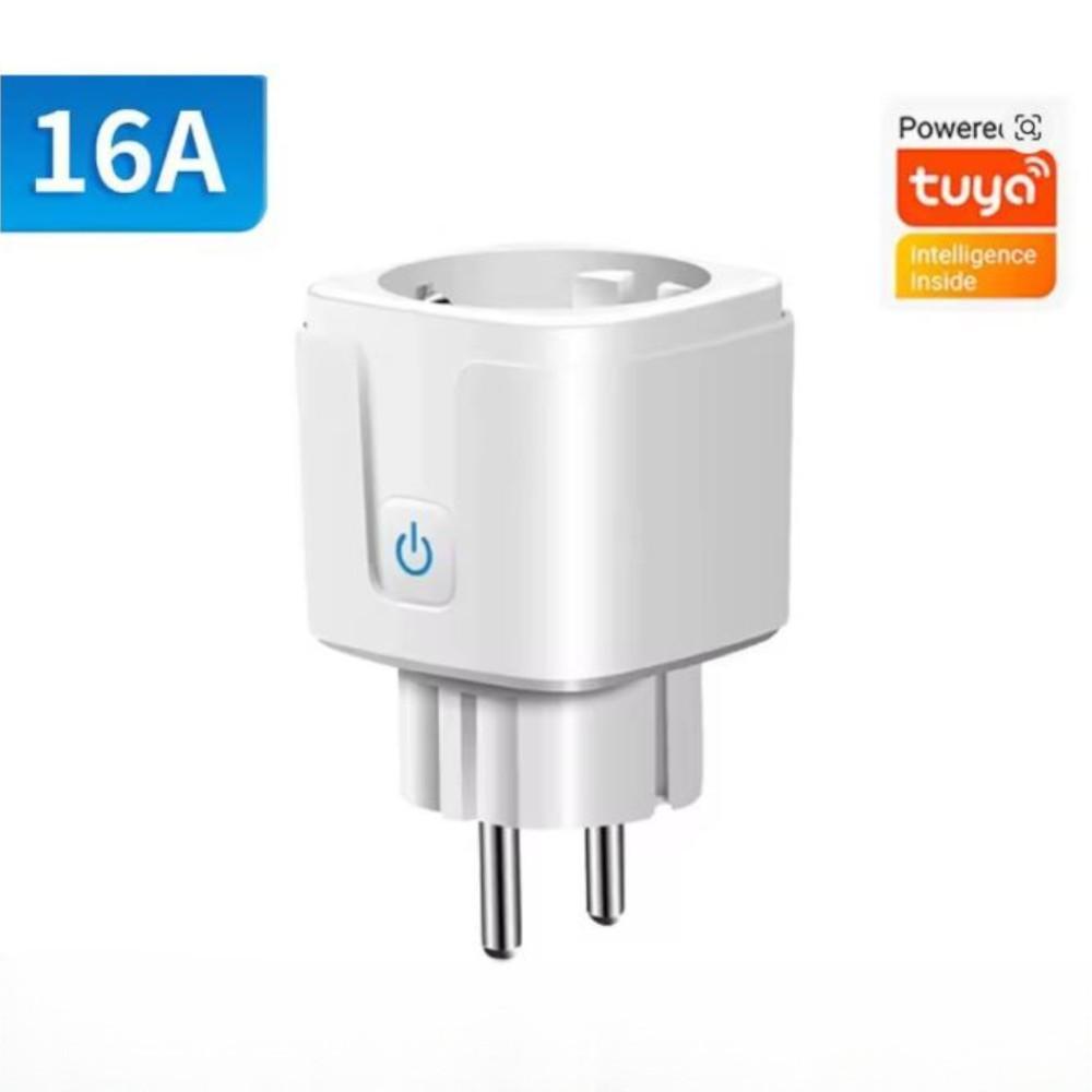 Розумна Wi-Fi розетка Tuya 16A з моніторингом споживання енергії Розумна Wi-Fi розетка Tuya 16A з моніторингом споживання енергії