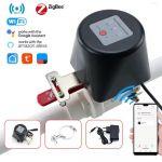 Розумний клапан перекриття води/газу Tuya Wi-Fi чорний Розумний клапан перекриття води/газу Tuya Wi-Fi чорний