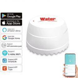 Умный датчик-детектор вытока воды Tuya WiFi белый Умный датчик-детектор вытока воды Tuya WiFi белый