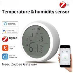Датчик температуры и влажности Tuya Smart Zigbee с дисплеем Датчик температуры и влажности Tuya Smart Zigbee с дисплеем
