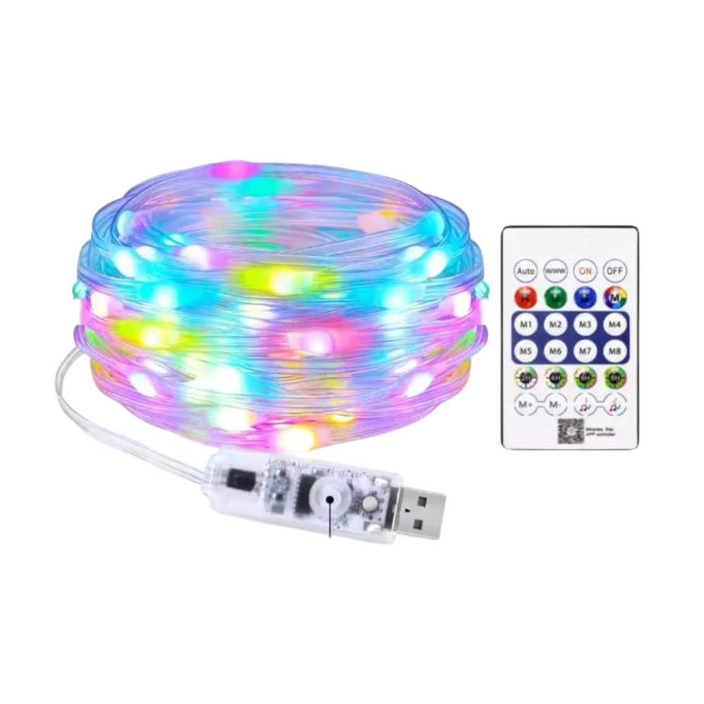 Гірлянда світлодіодна  USB Bluetooth 5 метрів 50 Led