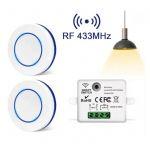 Реле-выключатель 10А с пультами (2 шт) дистанционного управления RF 433 мГц Реле-выключатель 10А с пультами (2 шт) дистанционного управления RF 433 мГц